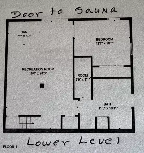 Floorplan - 3494 E Pinecrest, Gladwin, MI 48624 photo 2 of 4