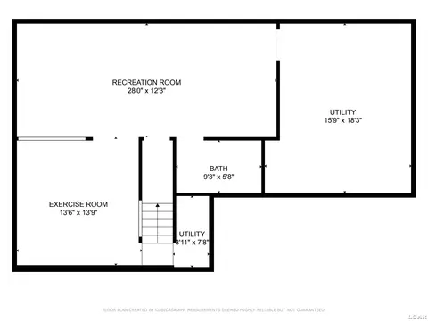 Floorplan - 838 Stetson, Tecumseh, MI 49286 photo 3 of 4