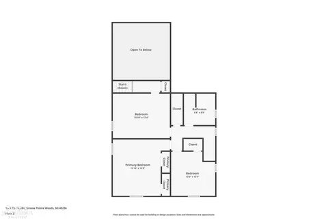 Floorplan - 1344 Torrey, Grosse Pointe Woods, MI 48236 photo 2 of 3