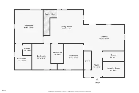 Floorplan - 125 W Oak, Harrison, MI 48625 photo 1 of 2