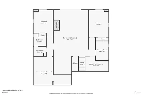Floorplan - 13791 E Diane, Camden, MI 49232 photo 4 of 4