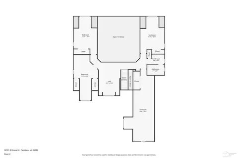 Floorplan - 13791 E Diane, Camden, MI 49232 photo 3 of 4