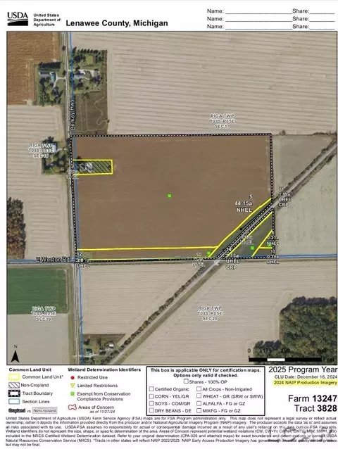 10000 Blk E Weston Rd, Blissfield, MI 49228