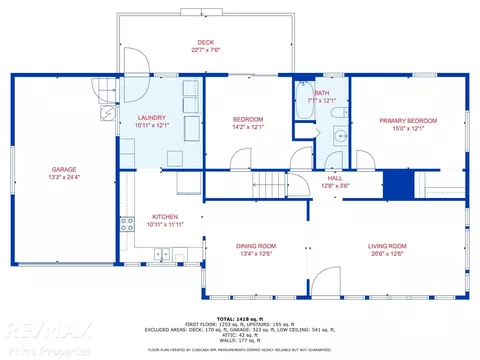 Floorplan - 5350 Lange, Sebewaing, MI 48759 photo 1 of 3