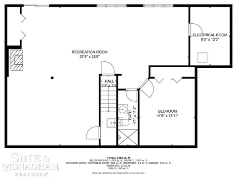 Floorplan - 8759 Morrow, Clay, MI 48001 photo 2 of 3