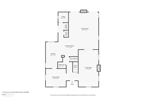 Floorplan - 55 Stanton, Grosse Pointe Farms, MI 48236 photo 1 of 4