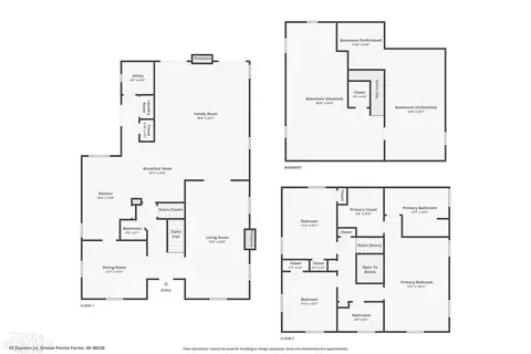 Floorplan - 55 Stanton, Grosse Pointe Farms, MI 48236 photo 4 of 4