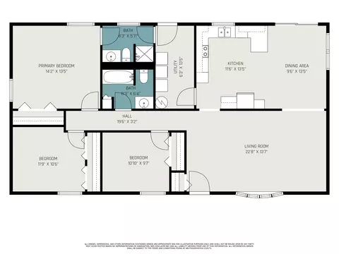 Floorplan - 1580 Bunkerhill, Gladwin, MI 48624 photo 1 of 1