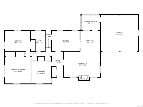 Floorplan - 1320 E Oregon, Adrian, MI 49221 photo 2 of 2