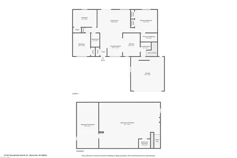 Floorplan - 21767 Brookside N, Macomb, MI 48044 photo 3 of 3