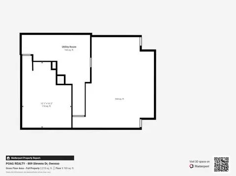 Floorplan - 809 Stevens, Owosso, MI 48867 photo 3 of 3