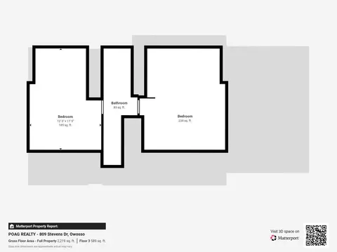Floorplan - 809 Stevens, Owosso, MI 48867 photo 2 of 3