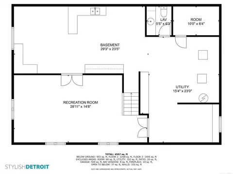Floorplan - 1131 Audubon, Grosse Pointe Park, MI 48230 photo 3 of 3