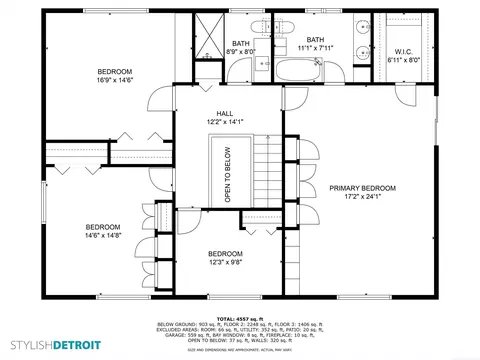 Floorplan - 1131 Audubon, Grosse Pointe Park, MI 48230 photo 2 of 3