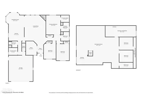 Floorplan - 21372 Florence, Macomb, MI 48044 photo 2 of 3