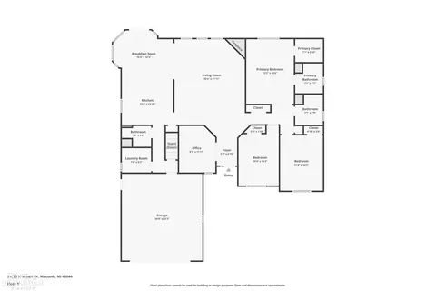 Floorplan - 21372 Florence, Macomb, MI 48044 photo 3 of 3