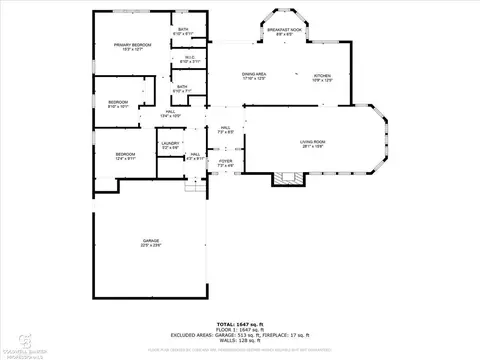 Floorplan - 7171 Hewitt, Jeddo, MI 48032 photo 2 of 2