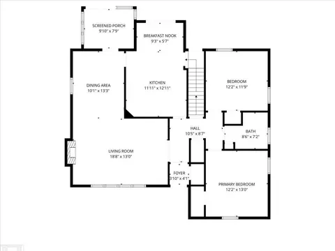 Floorplan - 1485 Torrey, Grosse Pointe Woods, MI 48236 photo 1 of 4
