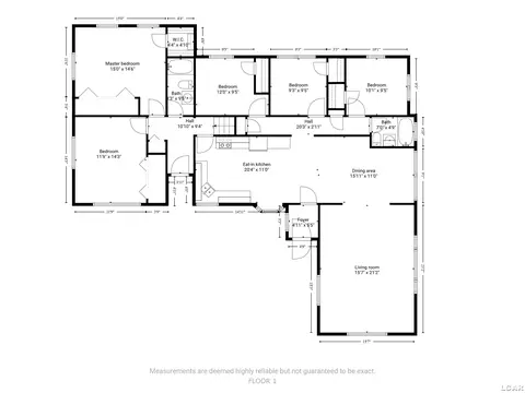Floorplan - 11250 N Custer, Dundee, MI 48131 photo 2 of 2