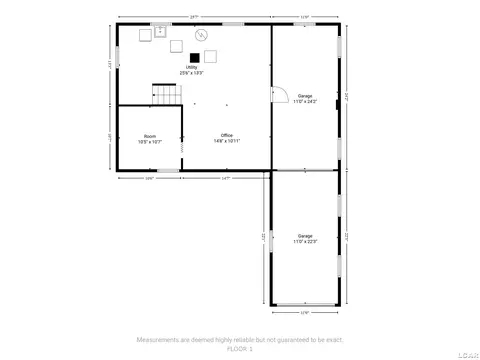 Floorplan - 11250 N Custer, Dundee, MI 48131 photo 1 of 2