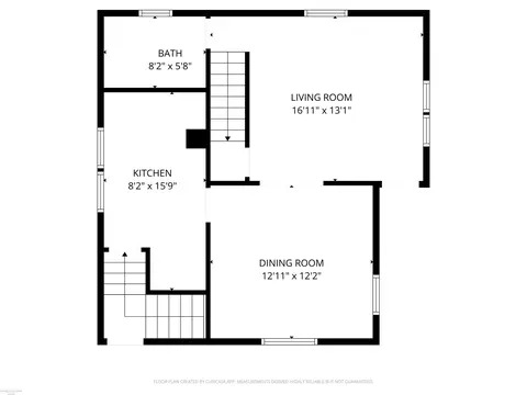 Floorplan - 407 Sackett, Monroe, MI 48162 photo 2 of 3