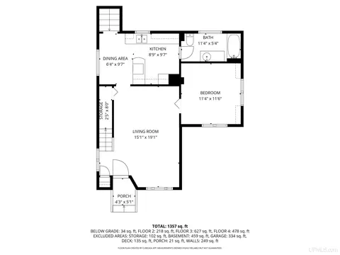 Floorplan - N10255 River, Ramsay, MI 49959 photo 1 of 5
