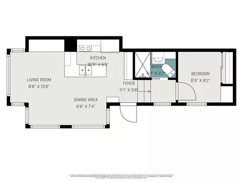 Floorplan - 831 Main St UNIT 222, Au Gres, MI 48703 photo 1 of 1