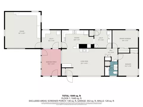 Floorplan - 1374 E Moore, Saginaw, MI 48601 photo 1 of 1