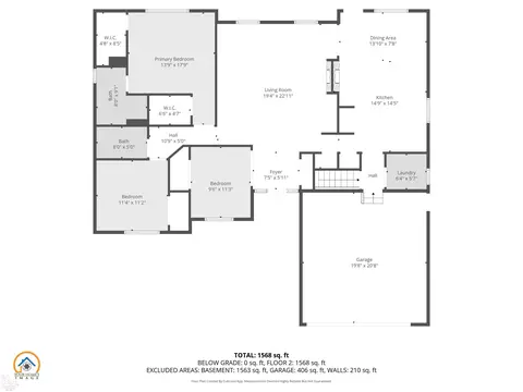 Floorplan - 1840 Ash, Saint Clair, MI 48079 photo 1 of 1