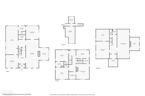 Floorplan - 1148 Devonshire, Grosse Pointe Park, MI 48230 photo 2 of 4