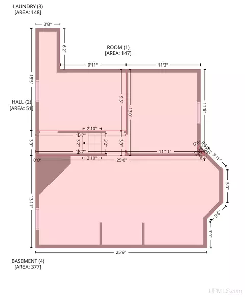 Floorplan - 607 N Fourth, Ishpeming, MI 49849 photo 7 of 7