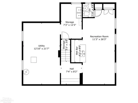 Floorplan - 410 Roland, Grosse Pointe Farms, MI 48236 photo 3 of 4