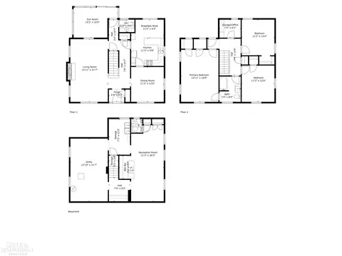 Floorplan - 410 Roland, Grosse Pointe Farms, MI 48236 photo 4 of 4