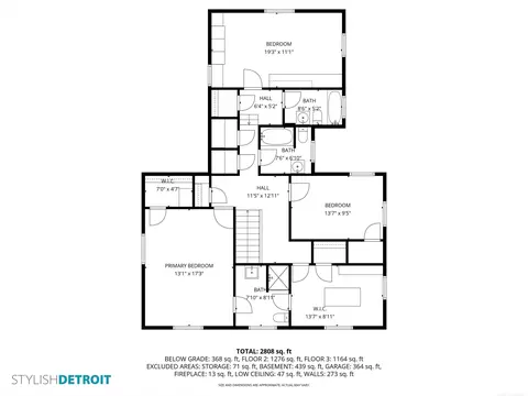 Floorplan - 265 Williams, Grosse Pointe Farms, MI 48236 photo 2 of 4