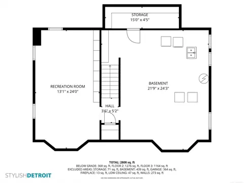 Floorplan - 265 Williams, Grosse Pointe Farms, MI 48236 photo 3 of 4