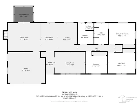 Floorplan - 1248 Valetta, Temperance, MI 48182 photo 1 of 1