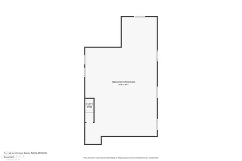 Floorplan - 976 Lakepointe, Grosse Pointe Park, MI 48230 photo 3 of 4
