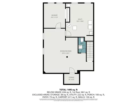 Floorplan - 810 Macdonald Ave, Flint, MI 48507 photo 2 of 2