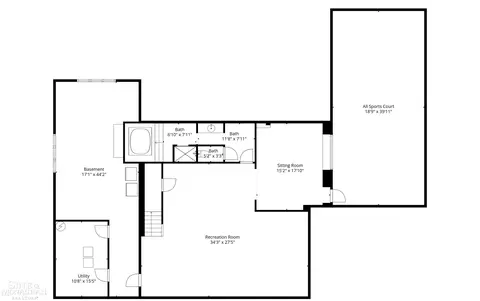 Floorplan - 59 Fordcroft, Grosse Pointe Shores, MI 48236 photo 3 of 4