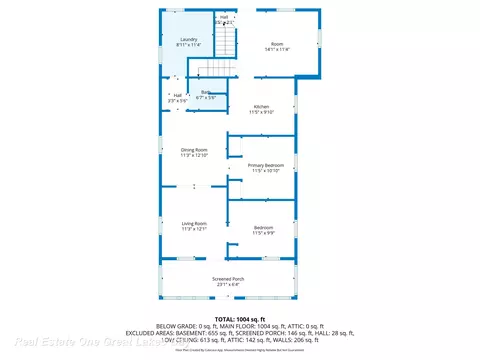 Floorplan - 334 Main, Sterling, MI 48659 photo 1 of 6
