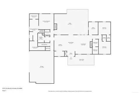 Floorplan - 21572 34 Mile, Armada, MI 48005 photo 3 of 5