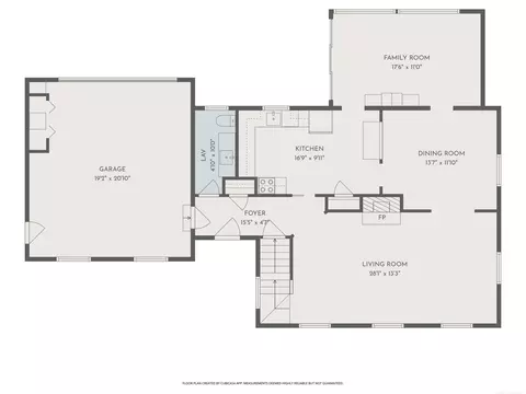 Floorplan - 1003 Bedford, Grosse Pointe Park, MI 48230 photo 1 of 3