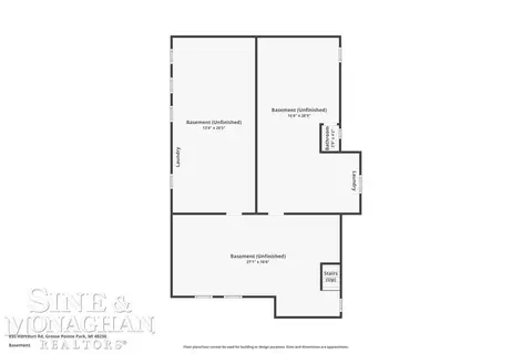 Floorplan - 835 Harcourt, Grosse Pointe Park, MI 48230 photo 3 of 3