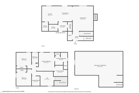 Floorplan - 48284 Stapleton, Macomb, MI 48042 photo 3 of 3