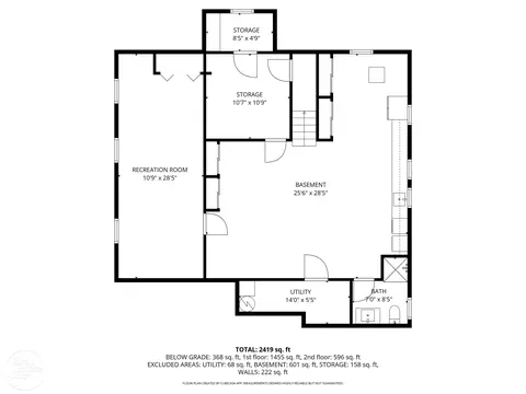 Floorplan - 644 Hawthorne, Grosse Pointe Woods, MI 48236 photo 2 of 8