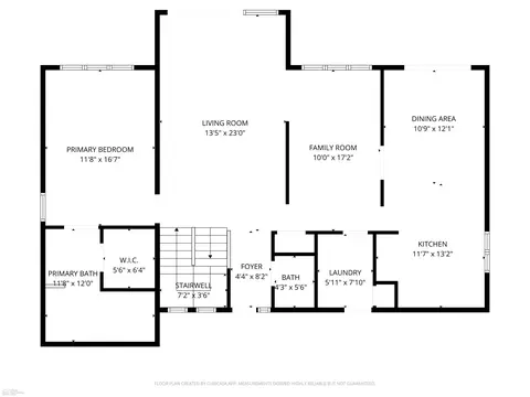 Floorplan - 1446 Van Vleet, Flushing, MI 48433 photo 1 of 3