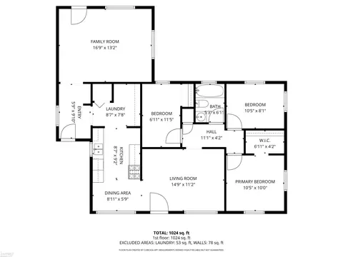 Floorplan - 4452 Muriel, Flint, MI 48506 photo 1 of 1