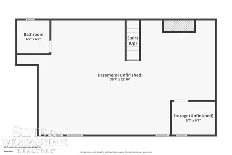 Floorplan - 30 Cranford, Grosse Pointe, MI 48230 photo 4 of 5
