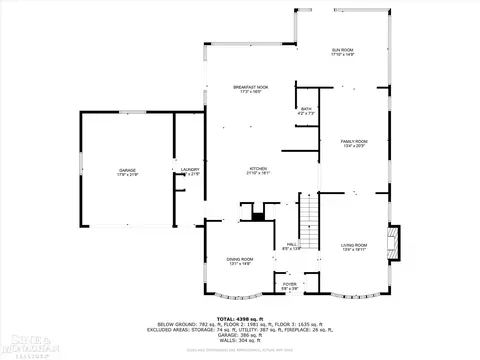 Floorplan - 552 Middlesex, Grosse Pointe Park, MI 48230 photo 1 of 4