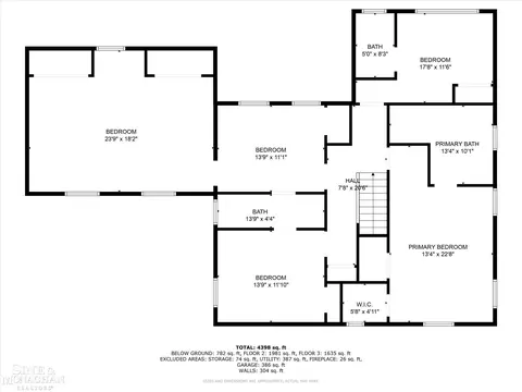 Floorplan - 552 Middlesex, Grosse Pointe Park, MI 48230 photo 2 of 4